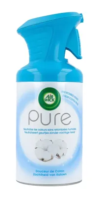 Air Wick Pure Luchtverfrisser Spray Zachtheid van Katoen 250 ml Luchtverfrisser bij Jumbo