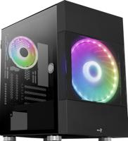 Aerocool Atomic Mini Tower Zwart - thumbnail