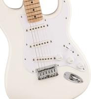 Squier Sonic Stratocaster HT MN Arctic White elektrische gitaar met vaste brug - thumbnail
