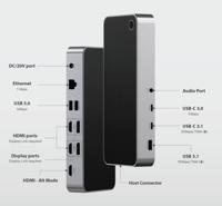 Satechi Triple 4K display docking station - Space Gray - thumbnail