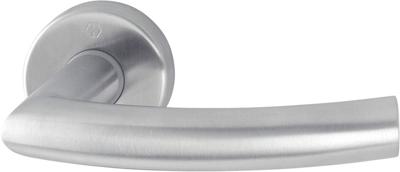 Hoppe deurkruk met rozet - Trondheim - deurdikte 37/42mm - RVS