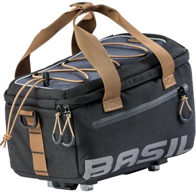 Basil miles trunkbag mik - waterdichte bagagedragertas - 7l - zwart