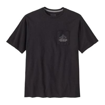 Patagonia Chouinard Crest Pocket Responsibili-Tee T-shirt Heren Ink Black L