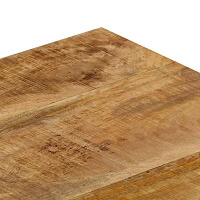 VidaXL Salontafel 100x50x35 cm massief mangohout en staal