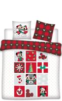Mickey & Minnie Mouse Dekbedovertrek christmas- katoen - thumbnail