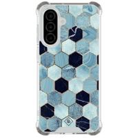 Samsung Galaxy A57 shockproof hoesje - Blue cubes - thumbnail