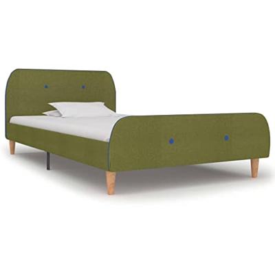 VidaXL Bedframe stof groen 90x200 cm