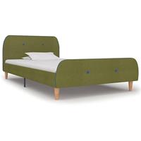 VidaXL Bedframe stof groen 90x200 cm - thumbnail