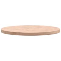 Tafelblad rond 50x2,5 cm massief beukenhout - thumbnail