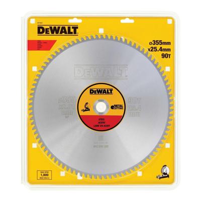 DeWalt Accessoires Cirkelzaagblad Staal Stationair 355x25.4x90T 1.95/2.31 TCG +1.5° - DT1927-QZ