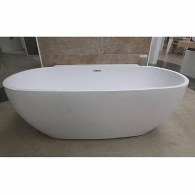 Half vrijstaand Bad Luca Sanitair Primo 175x85x60cm Acryl Glans Wit Met Overloop Half vrijstaand Bad Luca Sanitair Primo 175x85x60cm Acryl Glans Wit Met Overloop