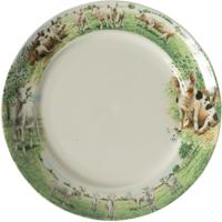 Wiebe Van Der Zee Wiebe's farm bord geit varken ø21cm 6st - thumbnail