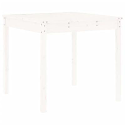 5-delige Tuinset massief grenenhout wit