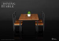 Diorama Props Series Dining Table Set - thumbnail