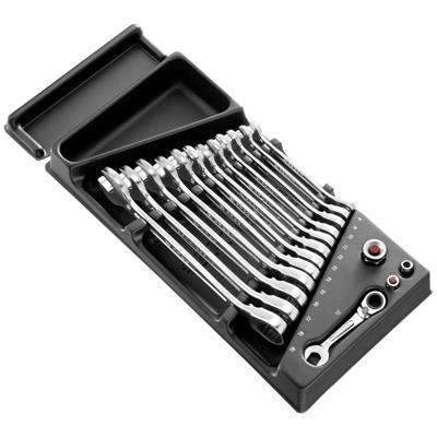 Facom module 13 anti-slip steekringratelsleutels - MOD.467BJ13PB