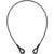 EUROLITE Steel Rope 1000x6mm black with Thimbles