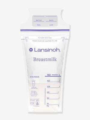 Zakjes voor het bewaren van moedermelk 50 stuks LANSINOH wit