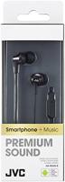 JVC HA-FR325-E Premium XX in-ear hoofdtelefoon met afstandsbediening en microfoon, zwart - thumbnail