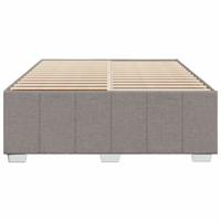 Bedframe zonder matras stof taupe 160x200 cm - thumbnail