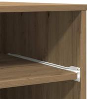 VidaXL Printerstand artisan eiken 60 x 48 x 74 cm bewerkt hout - thumbnail