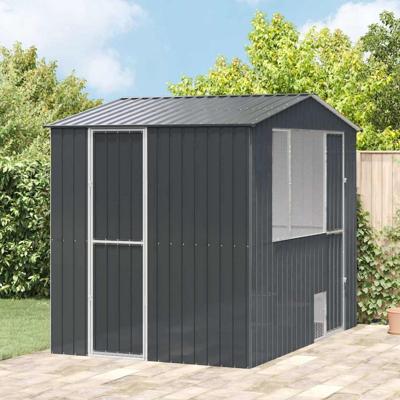 Vogelkooi Antraciet 215 x 310 x 247 cm Gegalvaniseerd staal