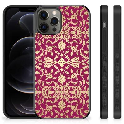 Hoesje TPU iPhone 12 Pro Max Barok Pink Hoesje TPU iPhone 12 Pro Max Barok Pink