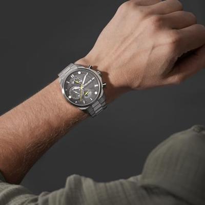 Police PEWGK0039204 Zwart Zilverkleurig Heren horloge