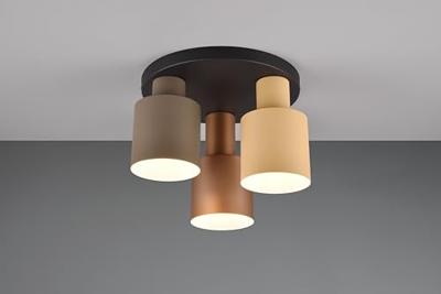 Trio Design plafondlampAgudo 3-lichts - 619430317