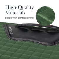 LeMieux Zadeldek Suede petrol maat:vs full - thumbnail