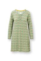 Pip Studio Desiree Nachthemd Lange Mouw Jabalini Lichtgroen S - thumbnail
