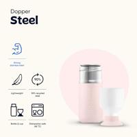 Dopper Steel 350Ml Drinkfles Soft Pink 350ml - thumbnail
