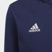 adidas Entrada 22 Sweat Hoodie Kids Donkerblauw Wit - thumbnail