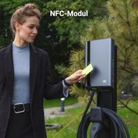 Wandbox HabuDen Green Cell 22kW 32A - 5m kabel met NFC - thumbnail