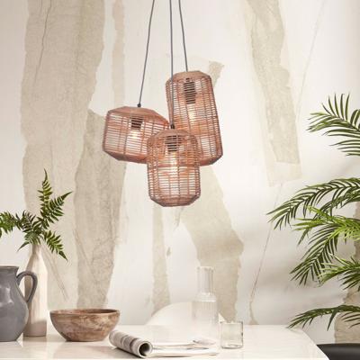 GOOD&MOJO Hanglamp 'Tanami' Set van 3 stuks, Rotan, kleur Naturel GOOD&MOJO Hanglamp 'Tanami' Set van 3 stuks, Rotan, kleur Naturel