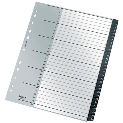 Tabblad leitz recycle a4 1-31 extra breed pp | 10 stuks