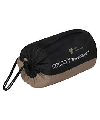 Cocoon Travel Sheet 100% Egyptian Cotton Lakenzak Khaki