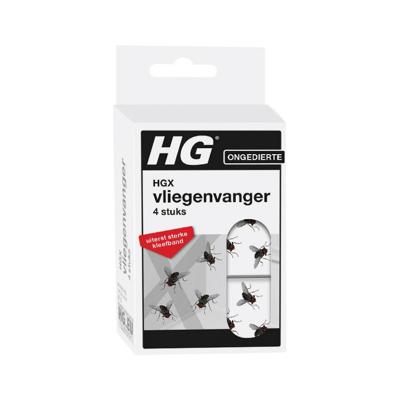 HGX vliegenvangers doosje a 4 stuks