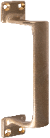 Deurgreep verkropt Art deco MTO - thumbnail