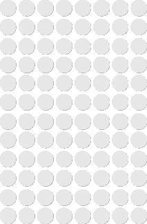 Apli ronde etiketten in etui diameter 8 mm, wit, 480 stuks, 96 per blad (1183)