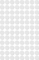 Apli ronde etiketten in etui diameter 8 mm, wit, 480 stuks, 96 per blad (1183) - thumbnail