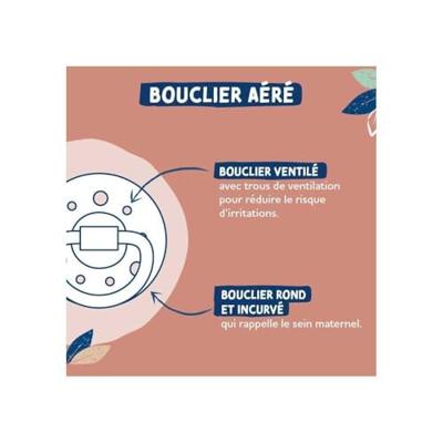 Fopspenen - Dodie Gaia Ronde Fopspenen 0-6M x2 (Kleur: Beige)