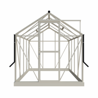 Tuinkas Mary II wit 3 mm veiligheidsglas Royal Well - Royal well - thumbnail