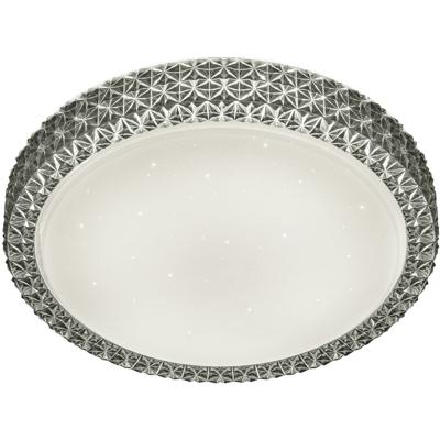 LED Plafondlamp - Trion Pegyon - 21W - Warm Wit 3000K - Dimbaar - Sterlicht - Rond - Mat Antraciet - Acryl LED Plafondlamp - Trion Pegyon - 21W - Warm Wit 3000K - Dimbaar - Sterlicht - Rond - Mat Antraciet - Acryl