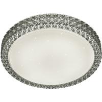 LED Plafondlamp - Trion Pegyon - 21W - Warm Wit 3000K - Dimbaar - Sterlicht - Rond - Mat Antraciet - Acryl - thumbnail