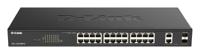 D-Link DGS-1100-26MPV2/E Netwerk switch RJ45/SFP 24 + 2 poorten 56 GBit/s PoE-functie - thumbnail