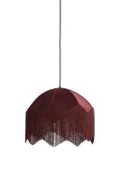 Hanglamp Malagia Velvet Bordeaux 40cm - thumbnail