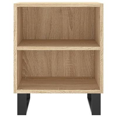 Nachtkastjes 2 st 40x30x50 cm bewerkt hout sonoma eikenkleurig