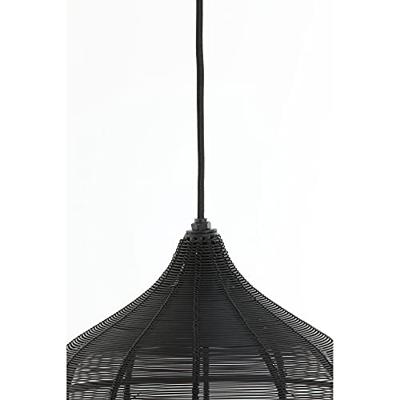 Light & Living Hanglamp 'Alvaro' 27cm, mat zwart Light & Living Hanglamp 'Alvaro' 27cm, mat zwart