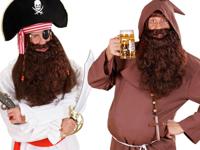 Baard Monnik/Piraat bruin - thumbnail