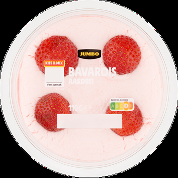Jumbo Bavarois Aardbei 110 g